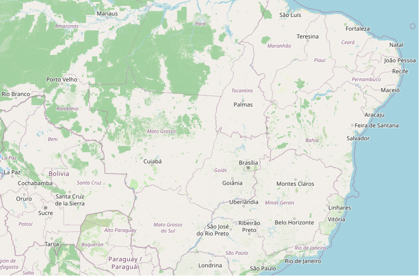Prévia do Mapa do Brasil